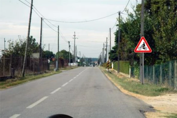 Que indicação me dá o sinal vertical? — pergunta R11Q0155 do exame de código IMT