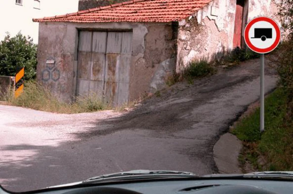 Perante o sinal não podem transitar: — pergunta R5Q0253 do exame de código IMT